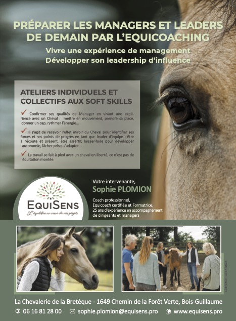 Préparer les managers et leaders de demain par l’équicoaching. On en parle dans le magazine de l’ANDRH spécial Normandie.